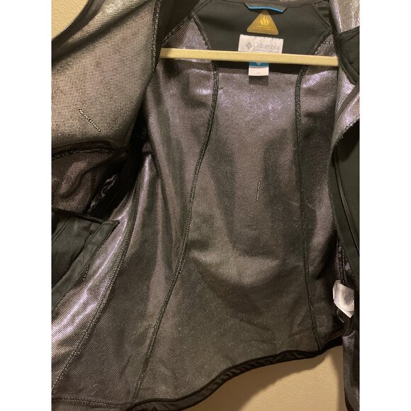 Columbia Womens Titanium Omni-Heat Black Softshell Jacket XL Thermal Comfort - Picture 12 of 14